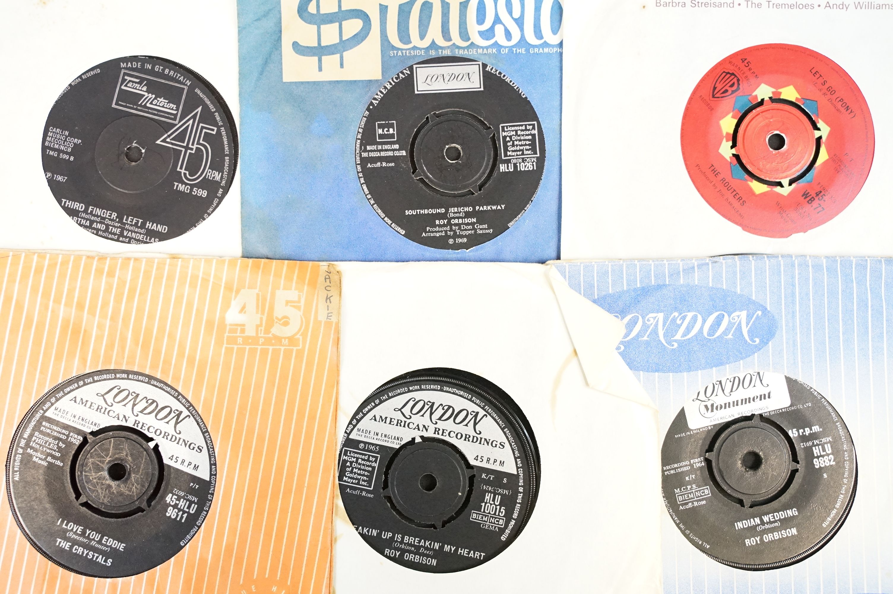 Vinyl - Over 100 Beat, Soul & Pop 7" singles Billy Fury, Elvis Presley, Roy Orbison, Little Eva, The - Image 3 of 5