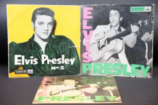 Vinyl - 3 rare Elvis Presley albums to include: Rock 'N’ Roll (original UK 1956 1st pressing on