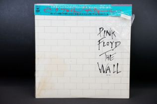 Vinyl - Pink Floyd – The Wall. Original 1979 Japanese 1st pressing in open shrink, gatefold cover