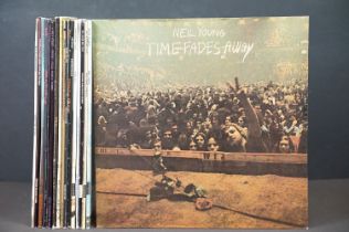 Vinyl - 18 Crosby, Stills, Nash & Young related albums to include: Neil Young x 3 (Time Fades