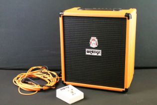 Amp - Orange Crush Bass 50 combo amp with pedal