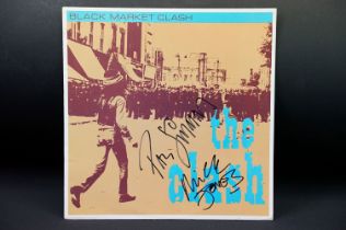 Vinyl & Autographs - The Clash – Black Market Clash. Original US 1980 10” signed on front by Mick