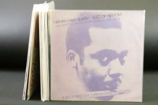 Vinyl - 11 Jazz albums to include: Nathan Davis Quartet – Rules Of Freedom (UK 1986, Hot House
