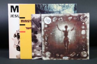 Vinyl - 2 album (one 10” album), one 12” and one 10” by Ministry to include: Twitch (US 1986