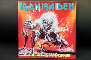 Vinyl - Iron Maiden – A Real Live One. Original UK 1993 1st pressing LP on EMI – EMD 1042.