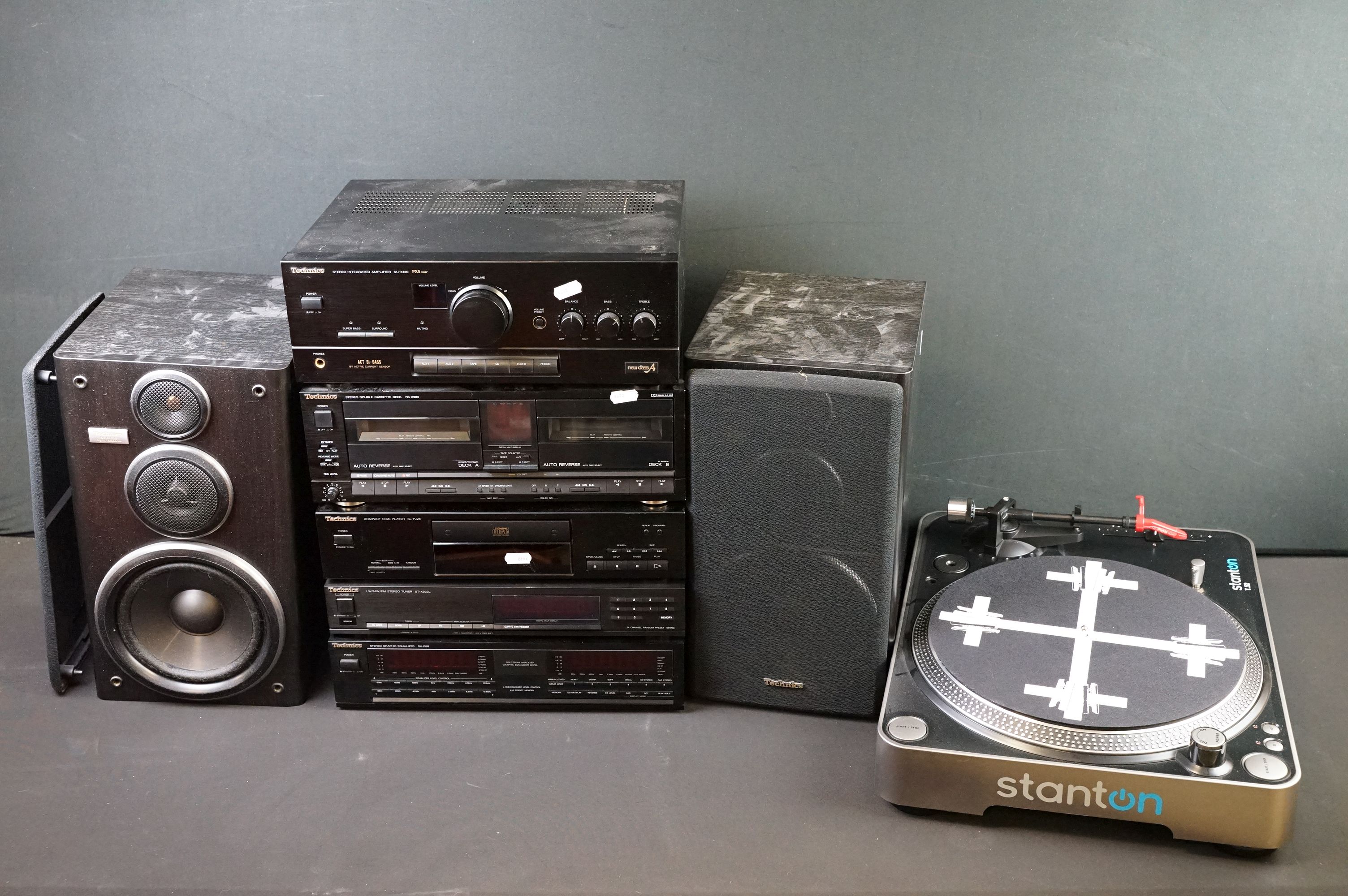 Stereo Equipment - Hi-fi separates to include Stanton turntable and Technics SU-X120 amplifier
