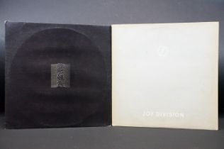 Vinyl - 2 Joy Division LPs to include Unknown Pleasures (FACT 10) textured sleeve, printed inner,