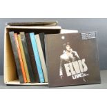 Vinyl - 10 Elvis Presley box sets to include Live In Las Vegas (ltd edn 5 LP set), The King Of