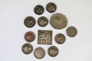 A collection of early 20th century Bulldog club and Kennel club medals to include silver and