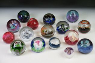 Collection of Caithness paperweights including limited edition examples. The lot to include Opus '88