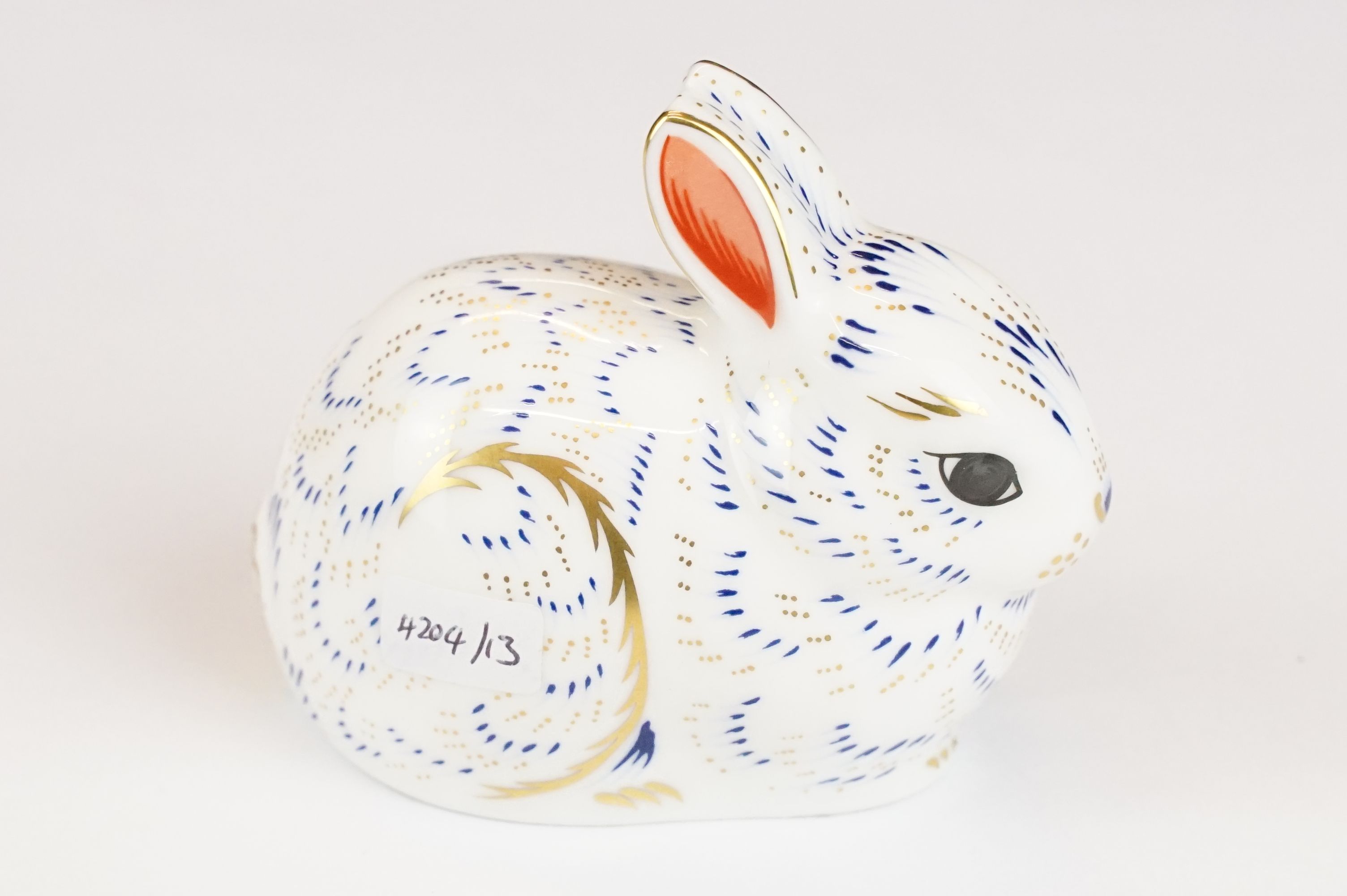 Royal Crown Derby Exclusive Collectors Guild Bank Vole & Bunny, both with gold stoppers, tallest - Image 2 of 10