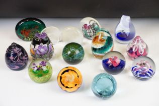 Collection of Caithness paperweights (some limited edition) to include Alchemist 151/750, Prince