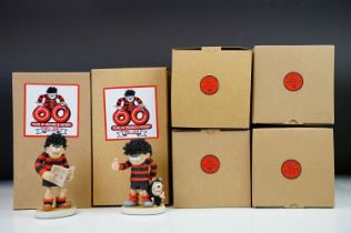 Collection of Robert Harrop Dennis the Menace figurines, all in their original boxes. The lot to