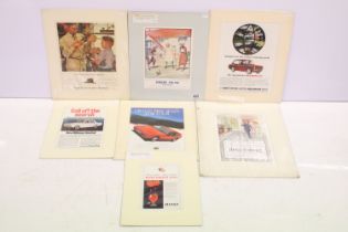 Selection of ten various advertising prints, Heinz Tomato Juice, Three Nuns Tobacco, Hillmap Imp,