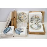 Collection of Coalport RAF military related collectors plates to all in original boxes with