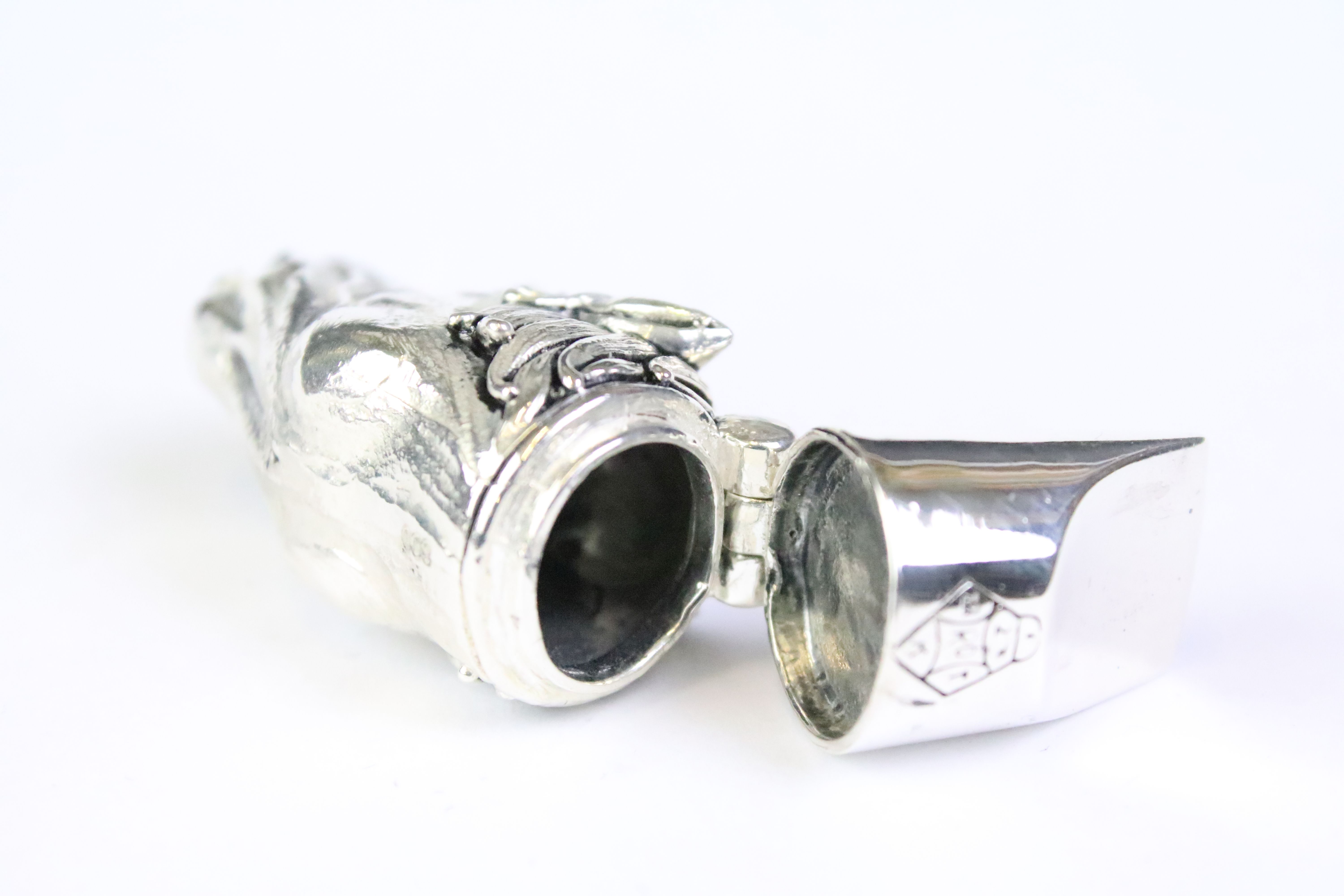 Substantial silver horse head whistle - Image 3 of 3