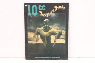 10cc Deceptive Bends... gives you something to think about poster mounted to board, 66 x 50cm