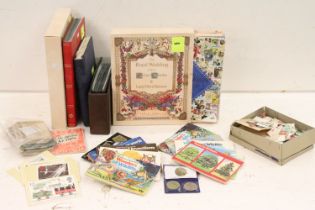 Collection of stamps within five albums, featuring mint examples, to include 2 x Stanley Gibbons The