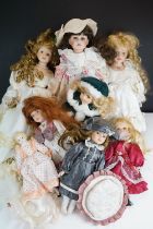 Collection of dolls, to include Alberon - Wendy, 43cm high