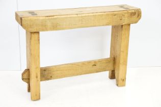 Pine kitchen bench stool