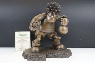 Boxed Robert Harrop 'The Beano Dandy Collection' Cold Cast Bronze Big Dennis The Menace, BDCB01, ltd