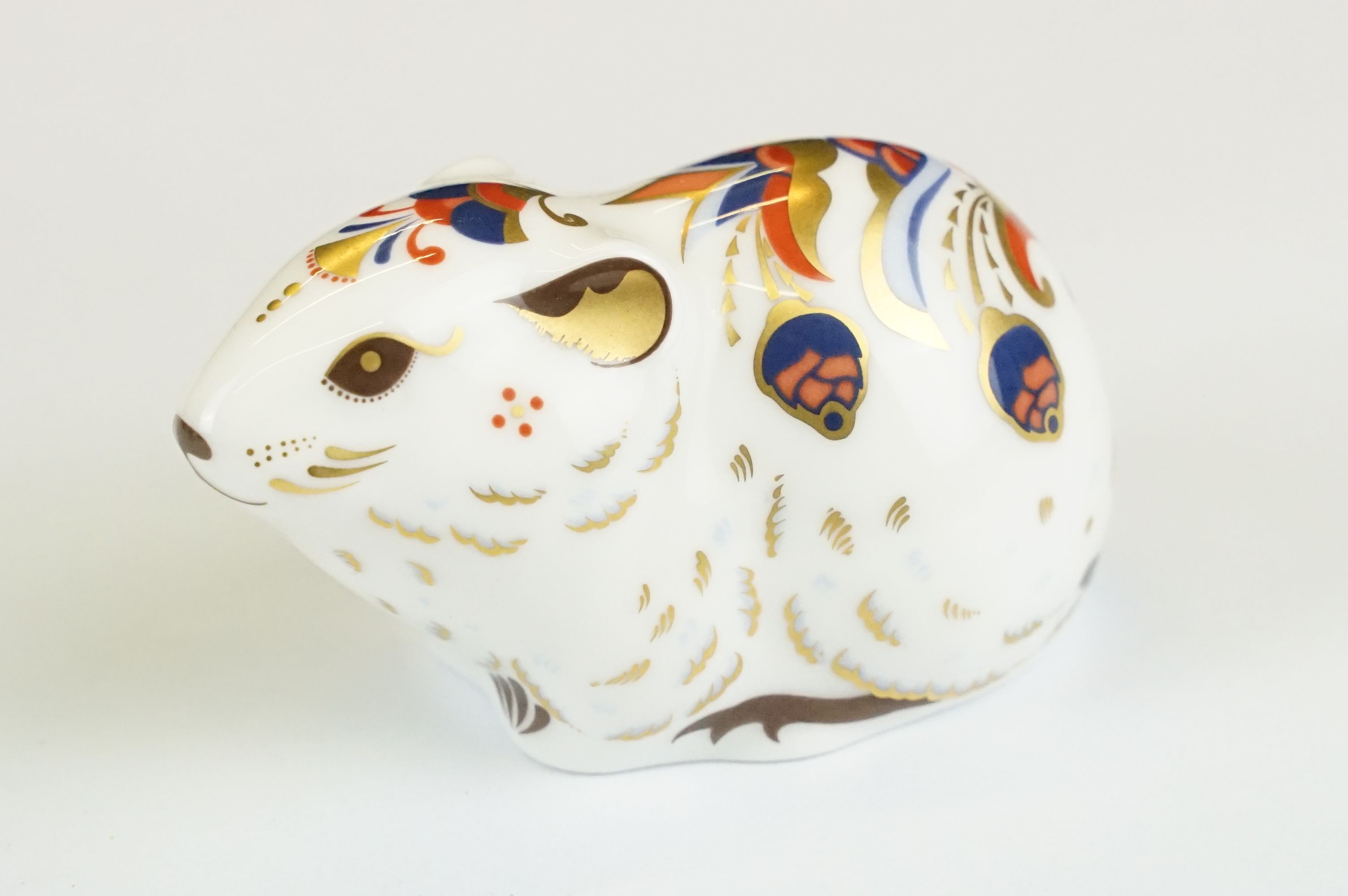 Royal Crown Derby Exclusive Collectors Guild Bank Vole & Bunny, both with gold stoppers, tallest - Image 7 of 10