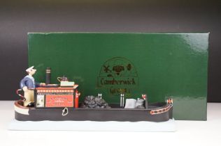 Boxed Robert Harrop 'The Camberwick Green Collection' Mr Rumpling On The Canal Barge Musical Box,