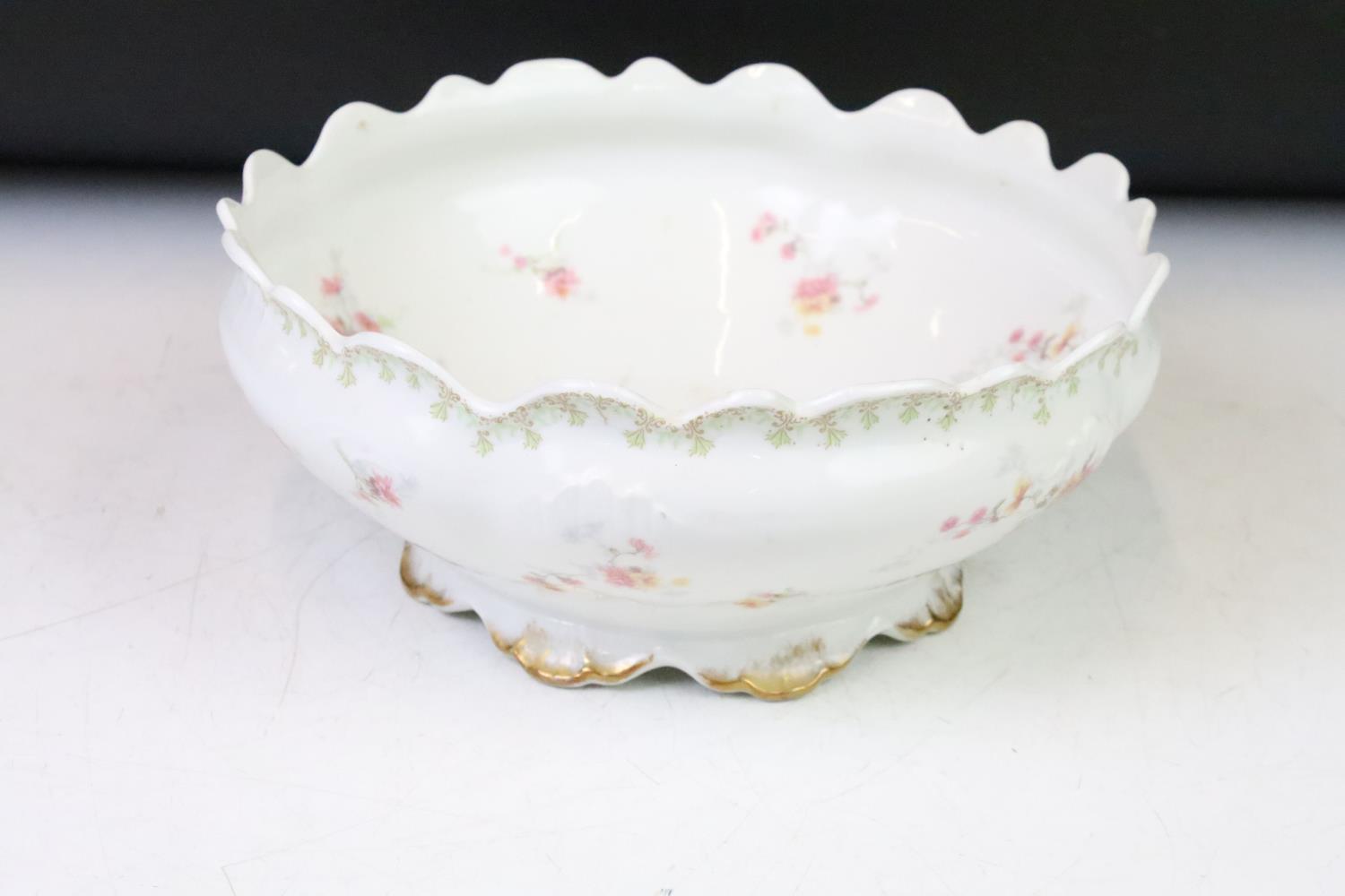 Limoges extensive dinner set to include approximately; two large lidded tureens, 1 oval platters, - Image 5 of 12
