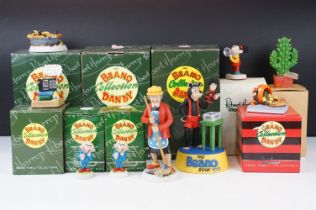 Nine boxed Robert Harrop Beano Dandy models to include BDFC01 The Beano Book Front Cover 1973 (ltd