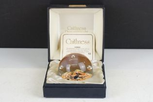 Caithness ltd edn Lobster paperweight, designed by Colin Terris, edn no. 83/1500, with