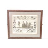The Golfing Diploma, The Jubilee of The Golfing Championship 1860--1910, sepia print, 40 x 52.5cm,