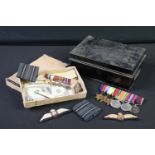 Collection of Second World War medals to include the war medal, defence medal, the Burma star, the