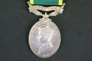 A British Full Size King George VI Territorial Medal, Correctly Named And Issued To 913792 SJT. H.