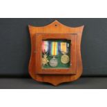 A British World War One full size medal trio to include the Victory medal, the 1914-1918 British War