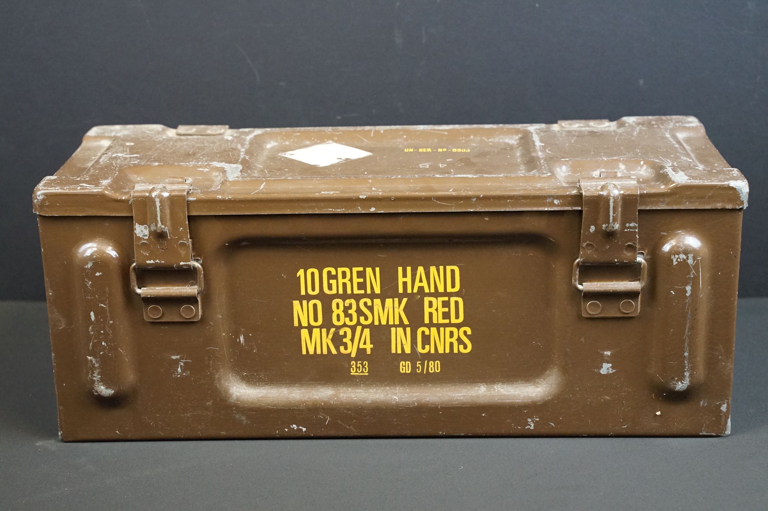 A British Hand Grenade ammunition box. - Image 2 of 5