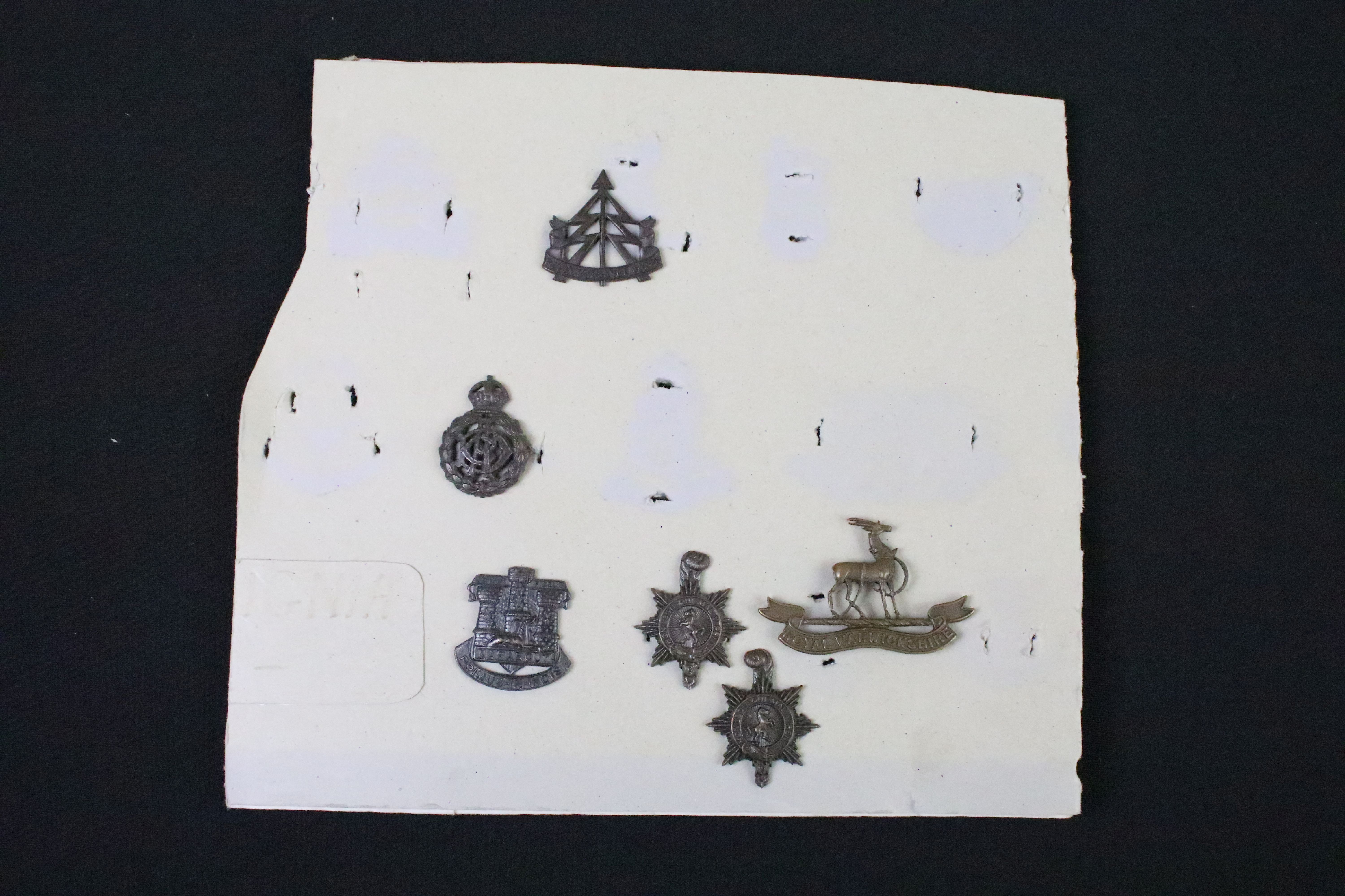 A collection of British military Regimental cap and collar badges to include the East Lancashire - Image 2 of 16