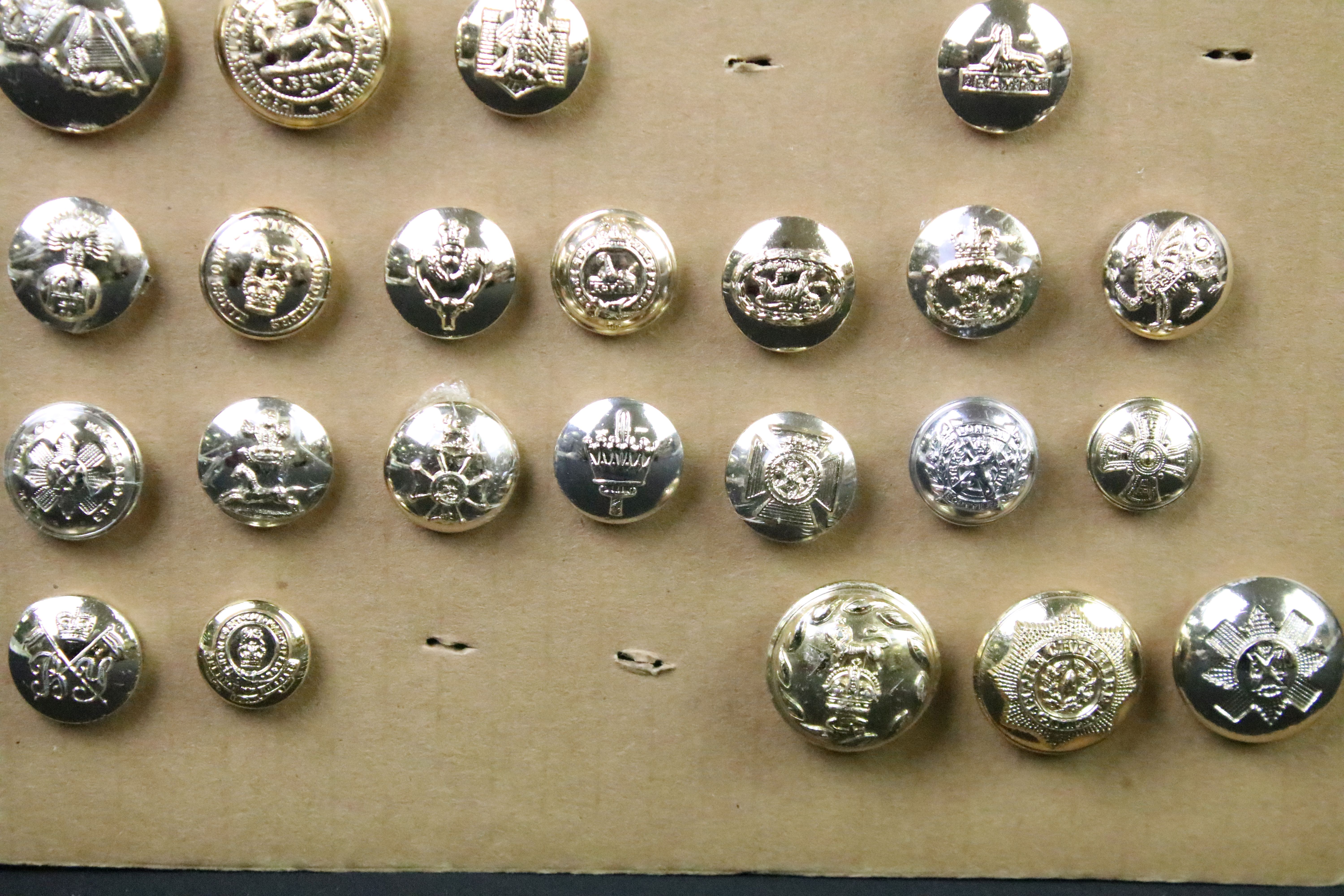 A collection of mainly Staybrite British military buttons to include the Ulster Defence Regiment, - Image 10 of 10