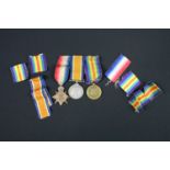 A British World War One full size medal trio comprising of the 1914-15 Star, 1914-1918 British War