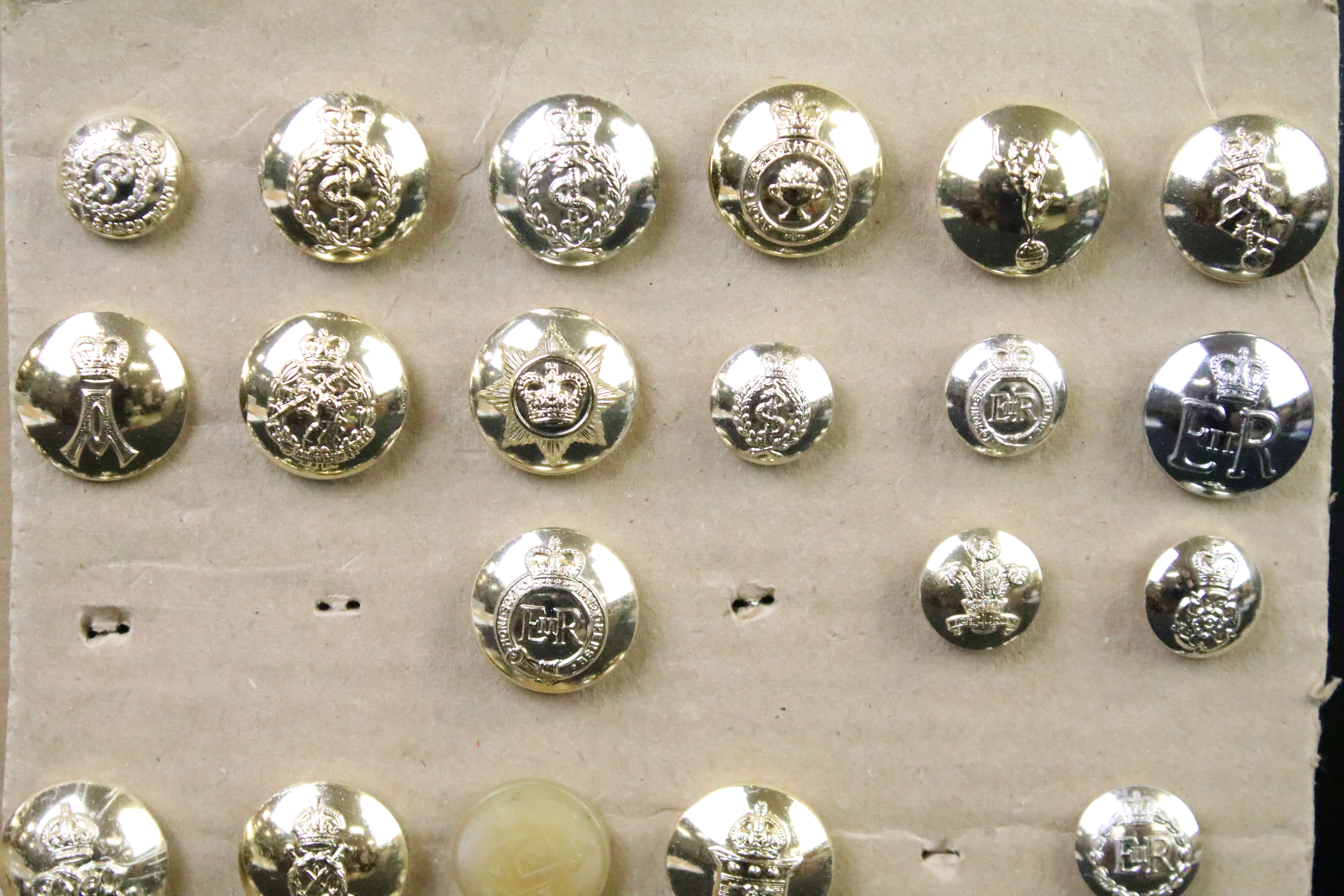 A collection of mainly Staybrite British military buttons to include the Ulster Defence Regiment, - Image 4 of 10