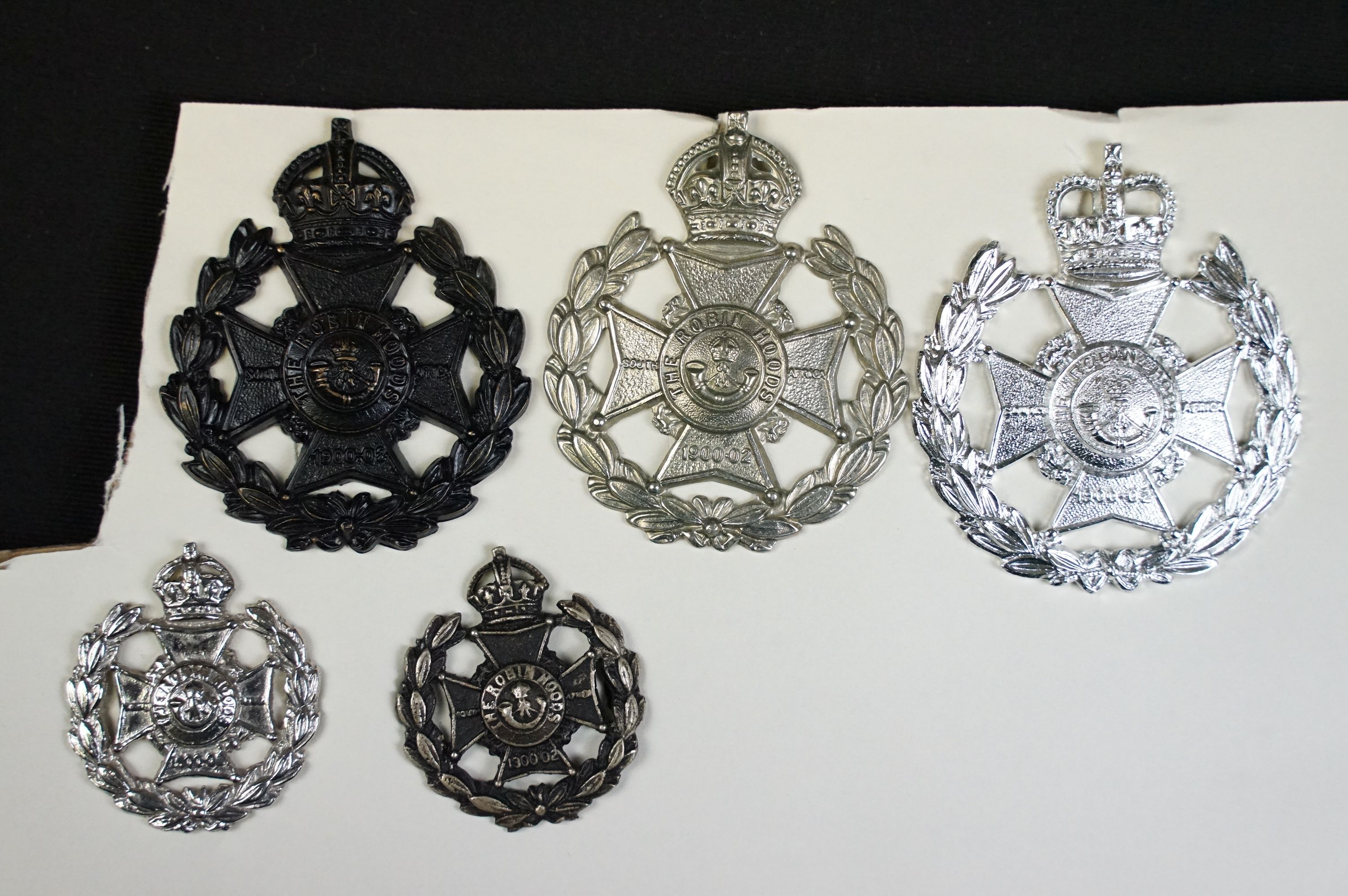 A collection of mainly British military cap and collar badges, mainly King Crown and including - Image 2 of 11