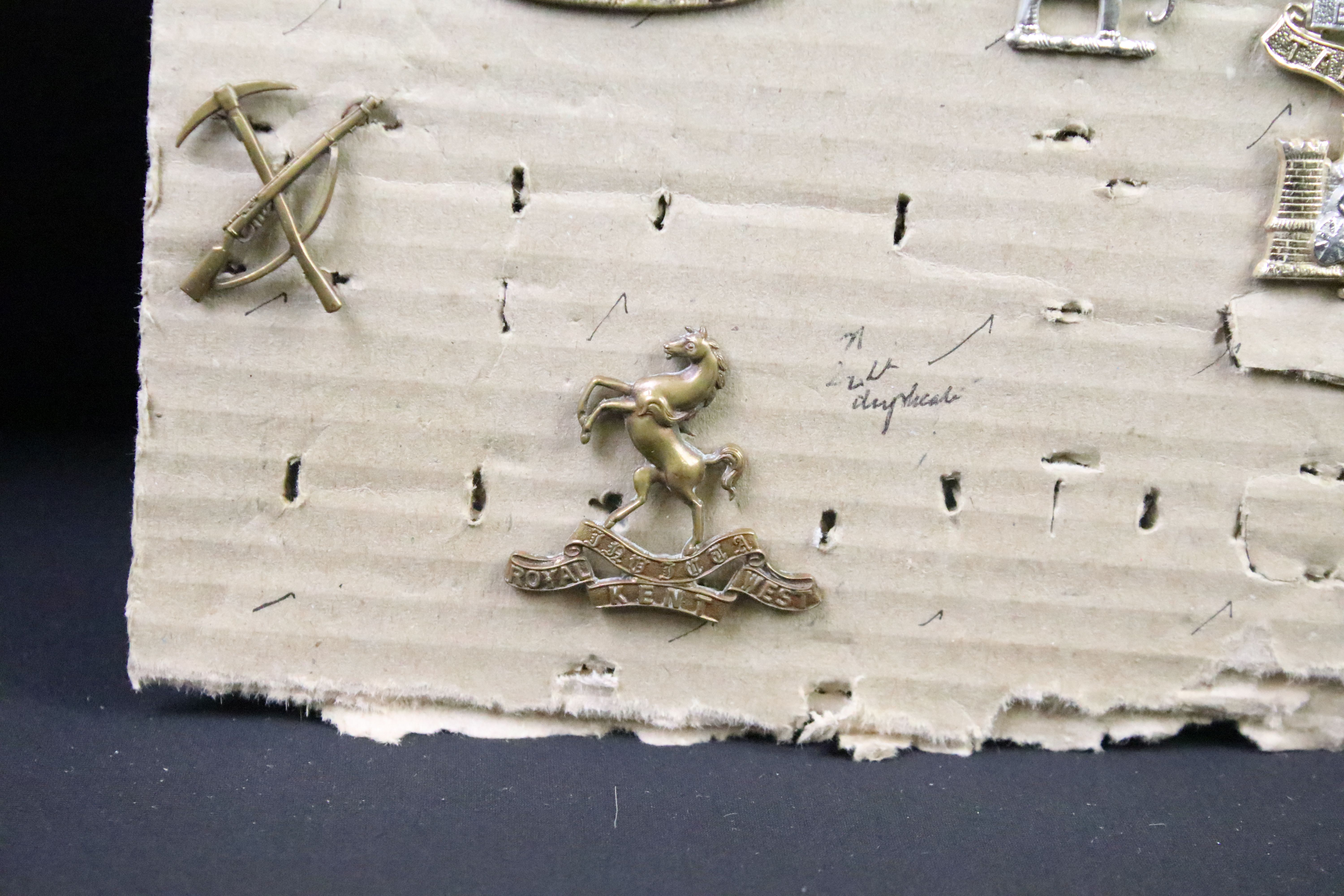 A collection of British military Regimental cap and collar badges to include the East Lancashire - Image 16 of 16