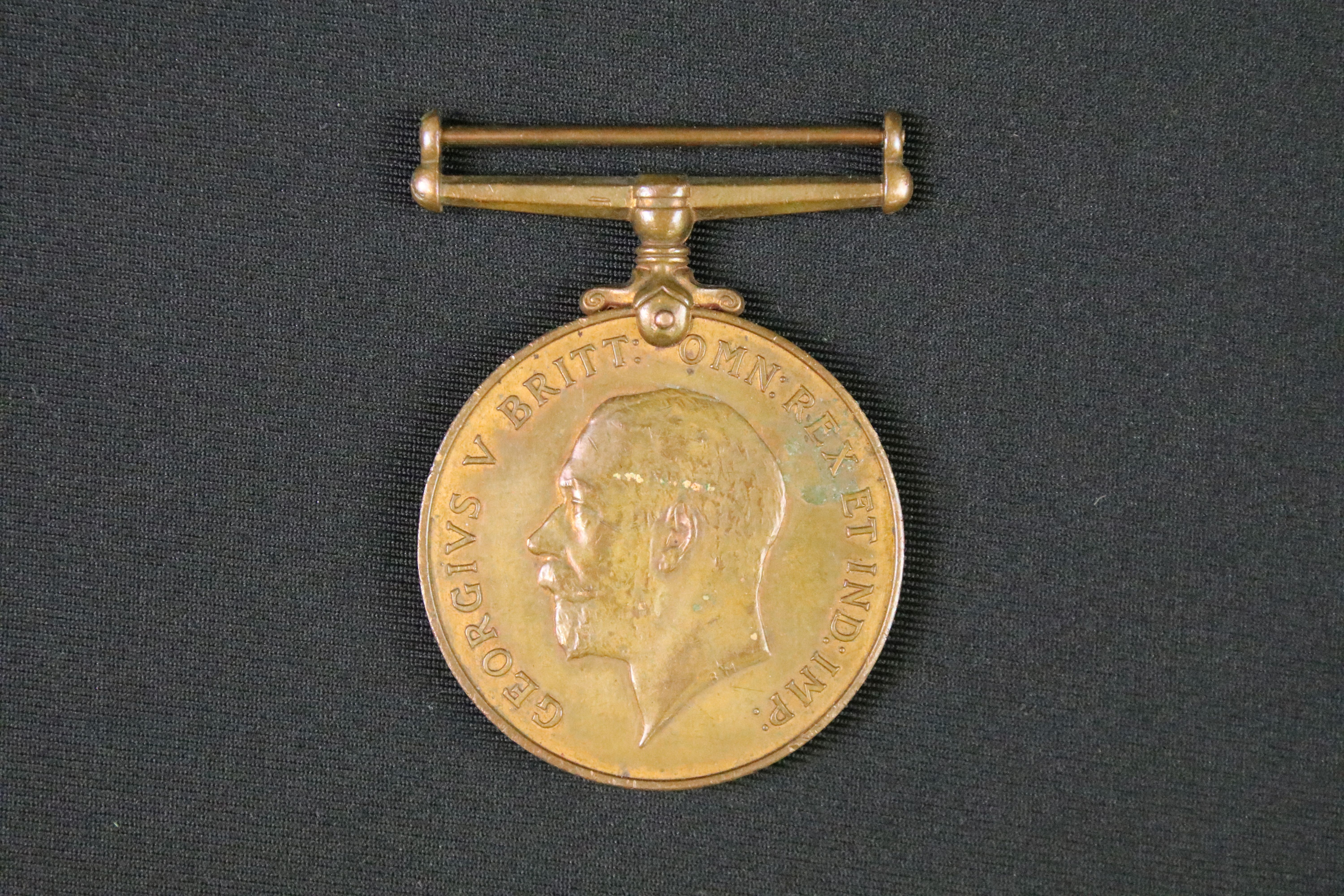 A British full size World War One medal group of three to include the Victory Medal, the 1914-1918 - Image 9 of 11