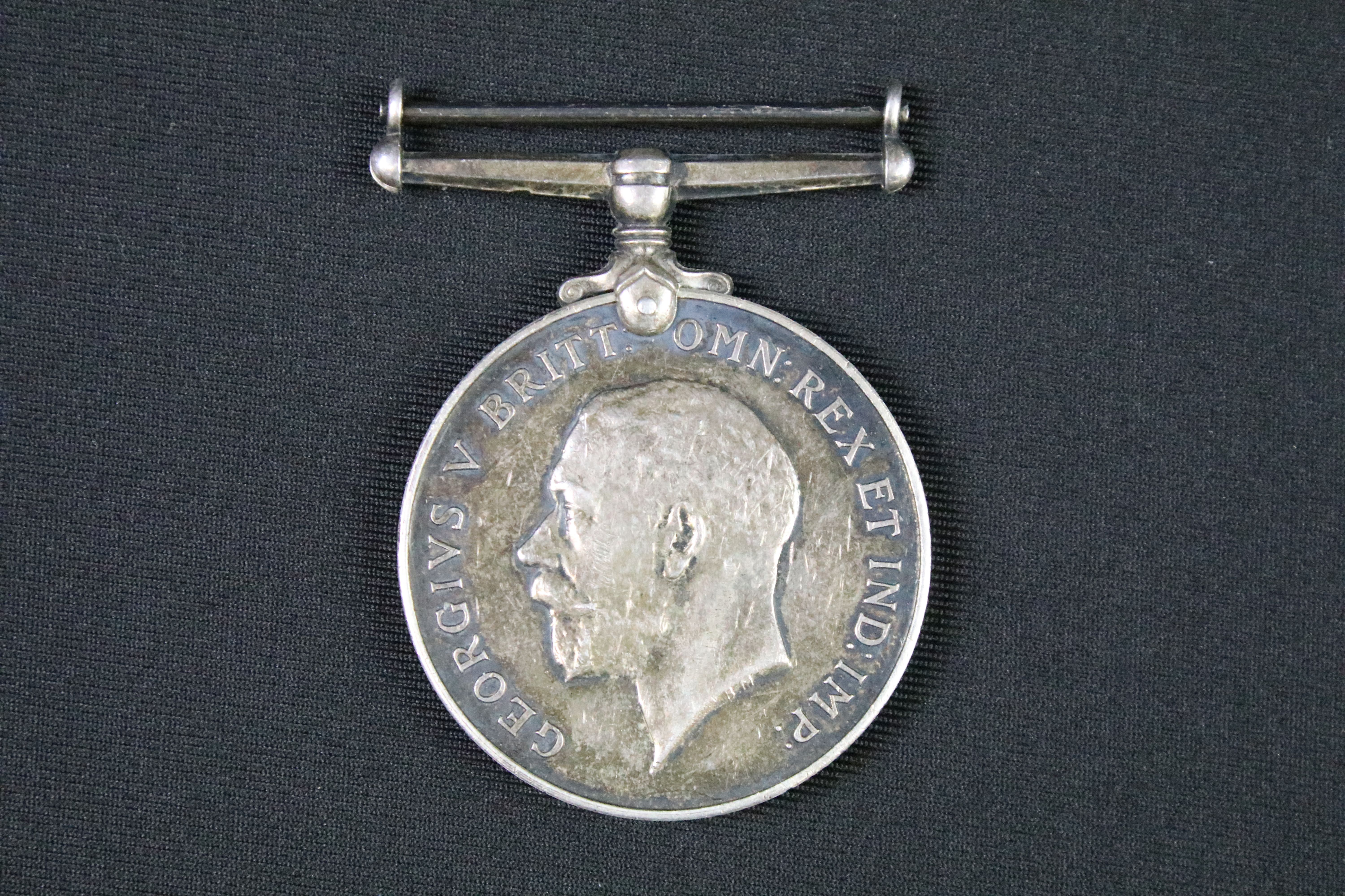 A British full size World War One medal group of three to include the Victory Medal, the 1914-1918 - Image 7 of 11