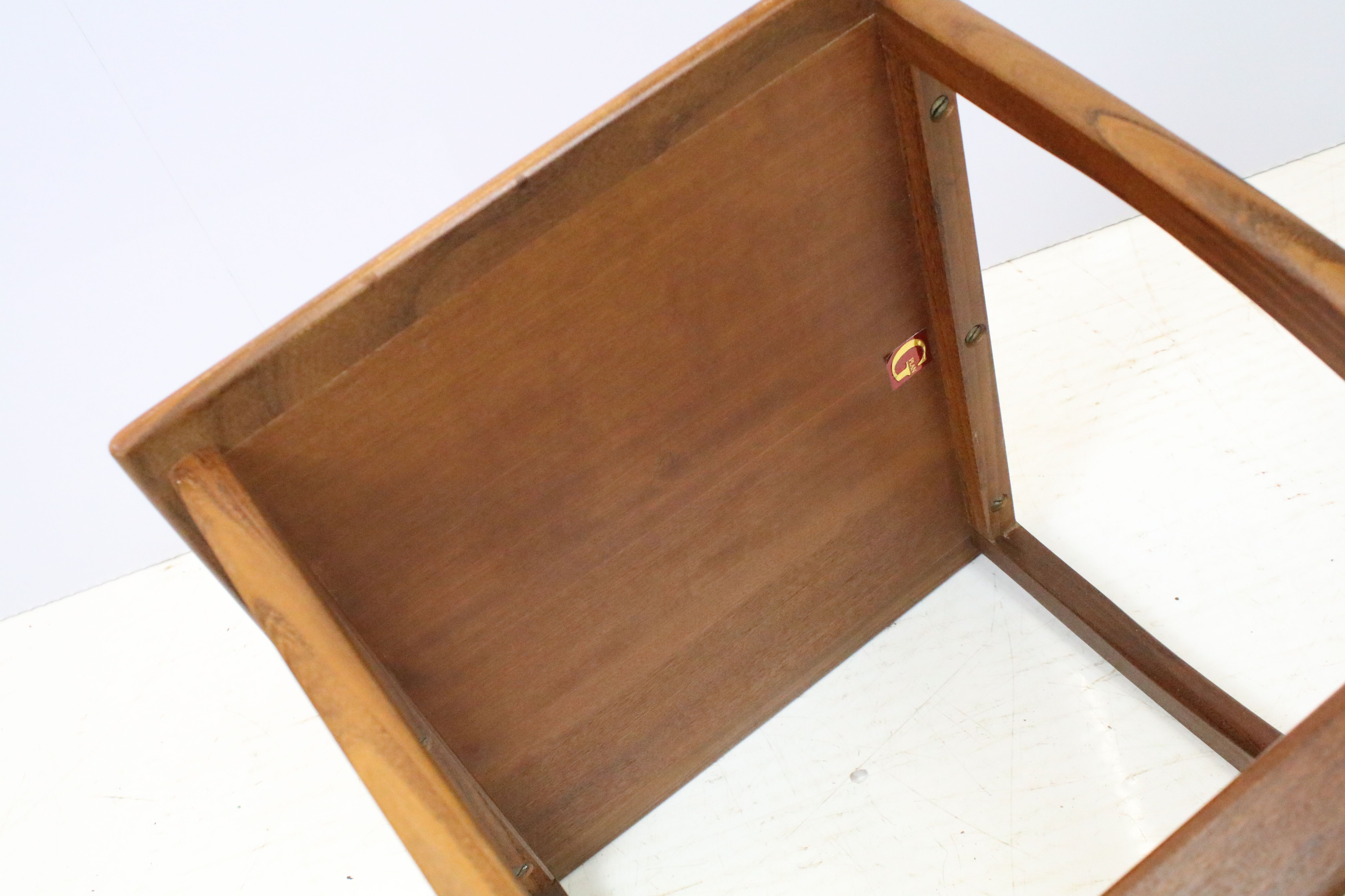 Quadrille nest of three G-Plan tables, label to underside of the smallest table, the largest 51cm - Image 5 of 11