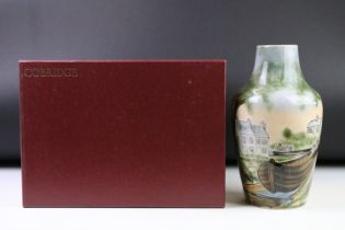 Cobridge 'Cauldon Lock' stoneware vase, ltd edn 40/100, designed by Philip Gibson, impressed marks