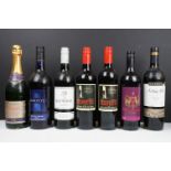 Seven bottles of wine to include the unexpected cabernet sauvignon (x2), Nottage Hill cabernet