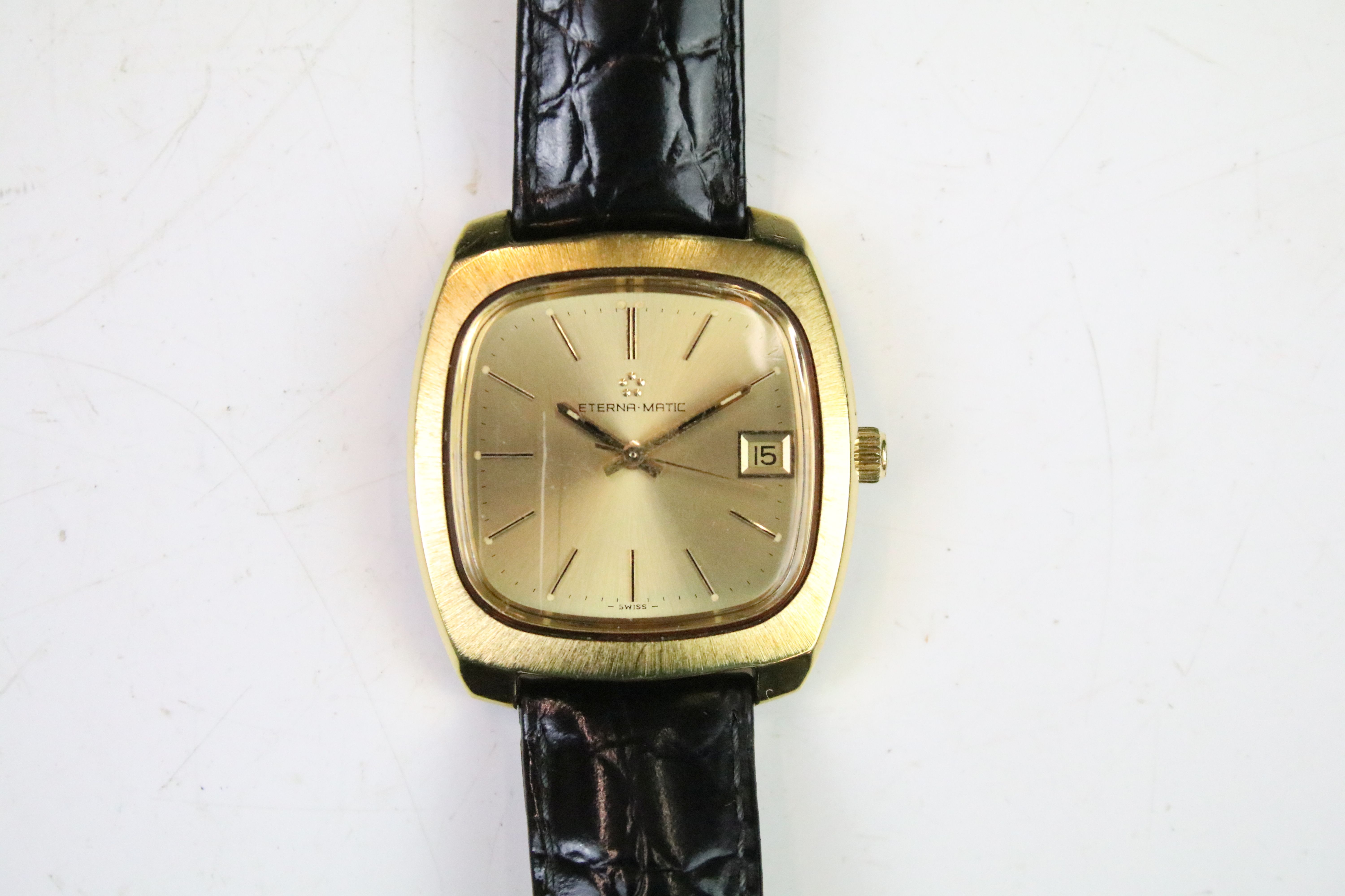 Enicar 25 jewels incabloc ladies wristwatch (boxed, with six spare straps), together with an - Image 5 of 14
