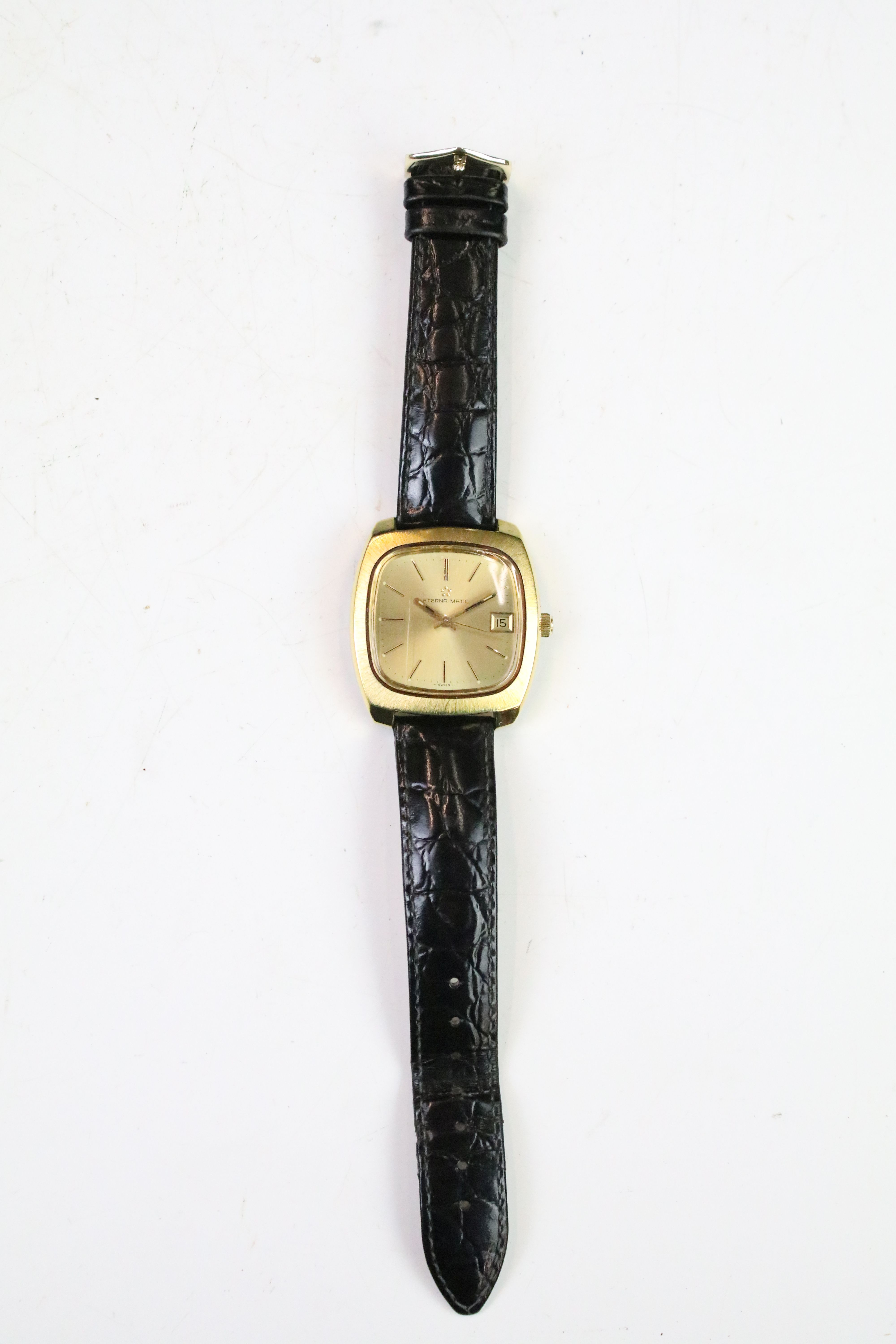 Enicar 25 jewels incabloc ladies wristwatch (boxed, with six spare straps), together with an - Image 6 of 14