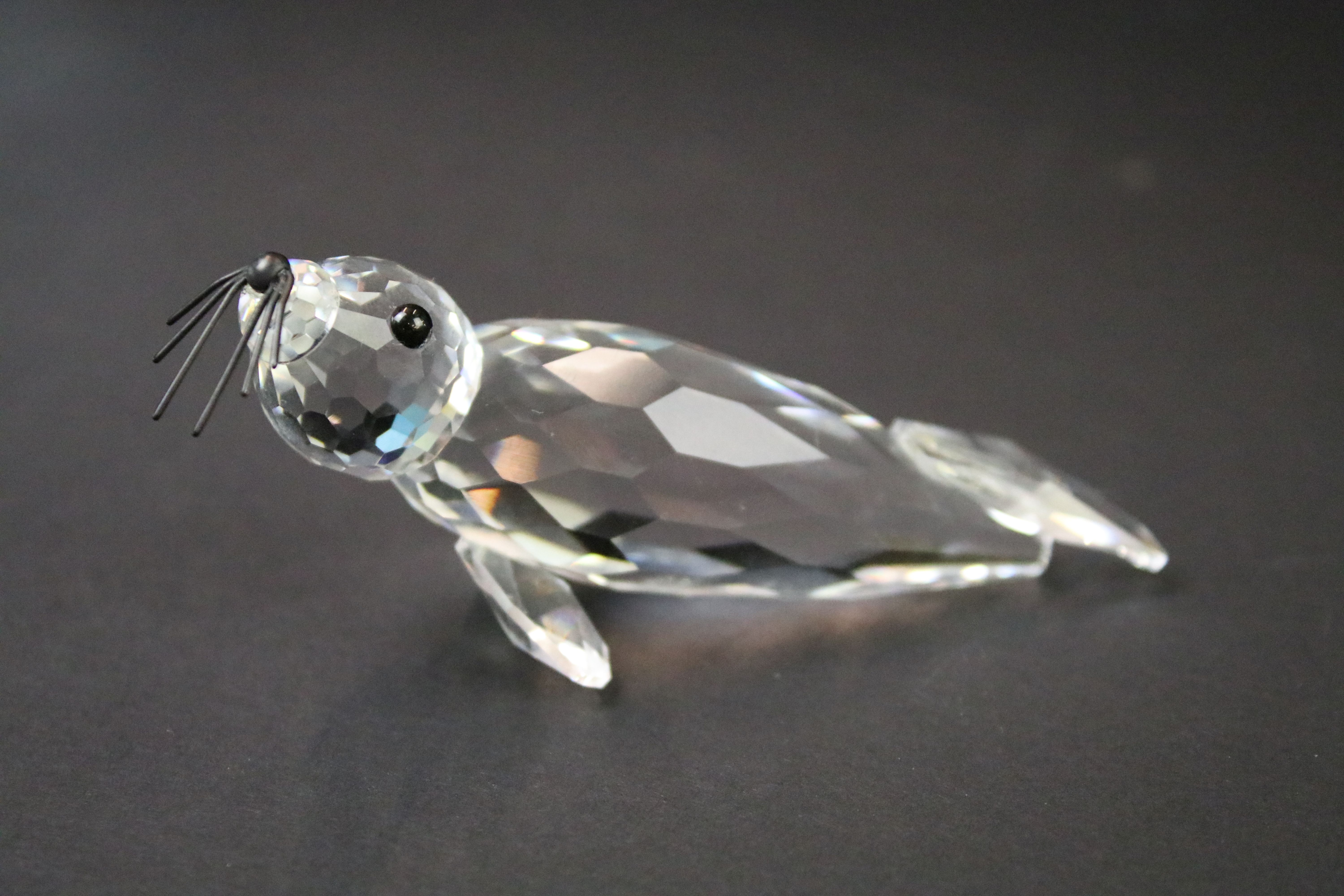 Six boxed Swarovski Silver Crystal animals to include 12261 Sea Lion, 221120 Baby Sea Lion, 191448 - Image 9 of 13