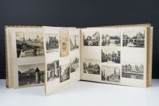 Album dated 1929 to 1930 containing approx. 250 Photographs and Postcards including fishing in